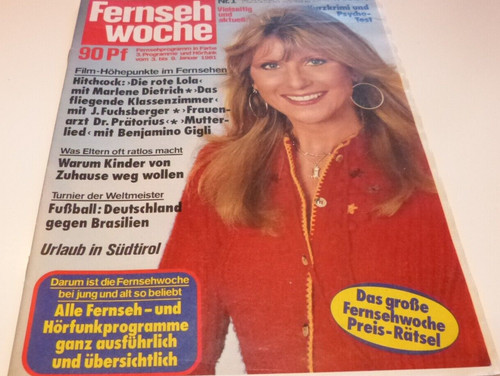 Fernsehwoche 1981 suzanne - fernsehwoche, 1/1981